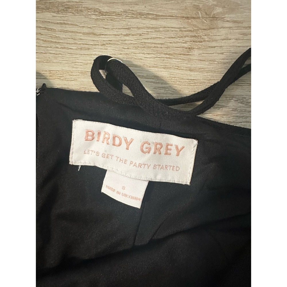 Birdy Grey Black Crepe Formal Dress size Small - Picture 6 of 7